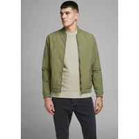 Jack & Jones Blouson JJERUSH mit Stehkragen und Reißverschlusstaschen unifarben, modisch, regular fit, Polyester