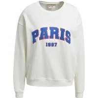 Smith & Soul Sweatshirt mit geripptem Rundhals, bestickt