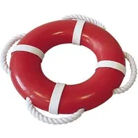 Nobby Kauspielzeug Nobby Wasserspielzeug TPR Rettungsring mit Seil Ø