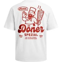 Neverless Oversize-Shirt Herren T-Shirt - Döner Spezial - Oversized Relaxed Fit Sommer mit Print