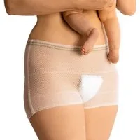 Mrs. Mum Schwangerschaftsslip Wochenbett Unterwäsche I Netzhosen Wochenbett, Schwangerschaft (8er Set) Wöchnerinnen Slips zur Fixierung von Wochenbett Binden nach Geburt