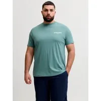 Jack & Jones PlusSize T-Shirt JPRBLAOSCAR SS TEE FST PLS mit Logo Schriftzug
