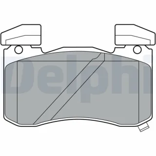 Delphi Bremsbel?ge vorne GENESIS G70 Kia Stinger LP3396