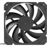 Core 120mm Lüfter PWM 4000rpm, Gehäuselüfter schwarz, 120 mm