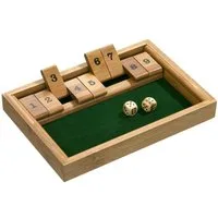 Philos Spiel, Shut The Box 9er - Bambus