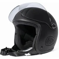 Bores Motorradhelm Gensler Kult Evo Jethelm mit Visier, geeignet für Brillenträger