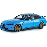Solido Modellauto BMW M3 G80 Performance Parts 2024 blau, Maßstab 1:18