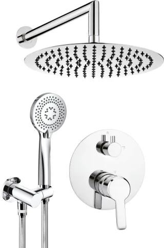 Neuesbad Serie 200 Unterputz-Duschset, Chrom NB1DENAC09QP1