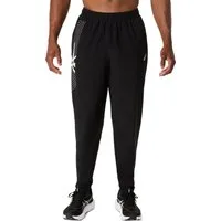 Asics Laufhose ICON PANT mit Handytasche hinten im Bund, Beinabschluss mit seitlichem Zipper