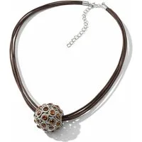 COLLEZIONE ALESSANDRO Kette mit Anhänger Crystal, mit Glassteinen
