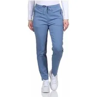 Alica Collection Chinohose Schlupfhose Damen Stretch Hose leichte Sommerhose - Kurzgröße mit Gummibund & Kordelzug, in großen Größen erhältlich