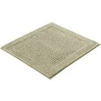 Kleine Wolke Badematte Net, Badvorleger, Badezimmer Teppich, Höhe 17 mm, rutschhemmend beschichtet, fußbodenheizungsgeeignet, Baumwolle, quadratisch, Badteppich, Uni Farben, rutschhhemmend