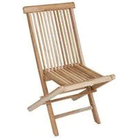 Spetebo Gartenstuhl Teak Klappstuhl natur - 90 x 50 cm (Stück, 1 St), klappbarer Gartenstuhl aus Teakholz