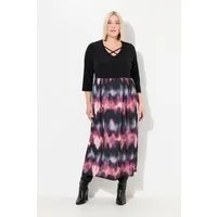 Ulla Popken Maxikleid Jerseykleid A-Linie Alloverprint