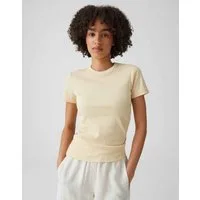 OPUS T-Shirt Samuna Feines Rippshirt Slim aus BCI Cotton Mix schmale Passform, elastischer Stoff