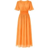 Elara Maxikleid Sommer-Maxikleid mit V-Ausschnitt (1-tlg)