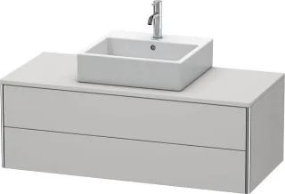 Duravit XSquare Konsolenwaschtischunterbau wandhängend Nordic Weiß Seidenmatt 1200x548x400 mm - XS49 XS491203939