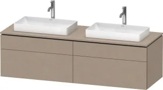Duravit L-Cube Konsolenwaschtischunterbau wandhängend Leinen Matt 1620x550x482 mm - LC4873B75750000 LC4873B75750000