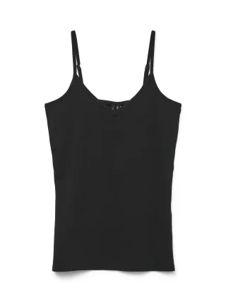 VERO MODA - VMMAXI MY SOFT V SINGLET JRS NOOS Black - Gr. - M