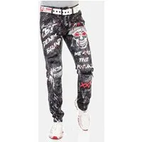 Cipo & Baxx 5-Pocket-Jeans Jeans im lässigen Streetstyle, CD700