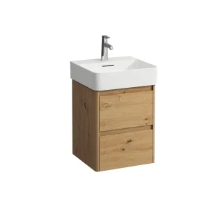 LAUFEN Waschtischunterschrank BASE 2.0 400x422x515 2 Schubl m. Griffmulde f.WT H815281 wildeiche, H4 H4113521082671