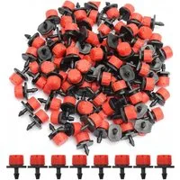 FELIXLEO Bewässerungssystem 200 Stücke Einstellbare Bewässerung Tropfer Sprinkler 8-Loch, (1-tlg)