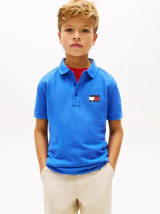 WAVY FLAG POLO ITHICA PLACKET SS Empire Blue - Gr. - 12