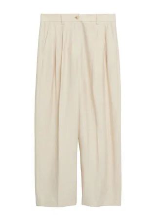 comma - Culotte mit weitem Bein beige - Gr. - 38