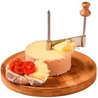 KESPER® Käsehobel Schokoladenhobel, Bambus, (1-St), mit Edelstahlklinge