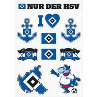VertriebsArena GmbH Aufkleber HSV Aufkleber-Set 10-tlg.