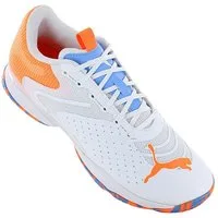 PUMA Solarattack RCT Allcourt weiss/blau/orange Herren Tennisschuh