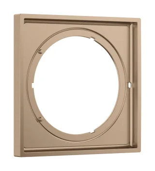 Hansgrohe Verlängerungsrosette AXOR ShowerSelect ID eckig 5 mm brushed red gold, 13641310 13641310