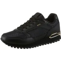 BOSS Parkour-L_Runn Sneaker Schnürschuh, Halbschuh mit Metallic-Einsatz an der Ferse