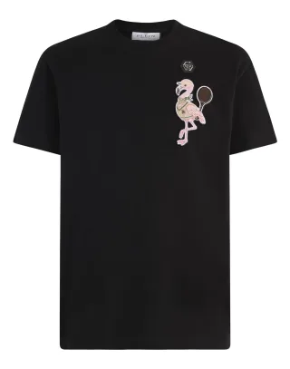 Kurzarm-Rundhals-T-Shirt