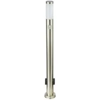 GLOBO LIGHTING LED Außen-Stehlampe, Leuchtmittel inklusive, Warmweiß, Außenleuchte Stehleuchte Standlampe LED Steckdosen Bewegungsmelder
