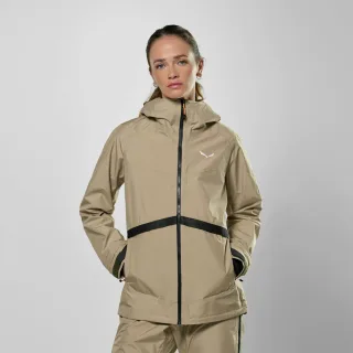 SALEWA - Puez Powertex Hybrid Jacke Damen - Beige (Gr.36)