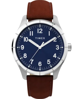 Timex Main Street Braun Herren Armbanduhr TW2Y16200