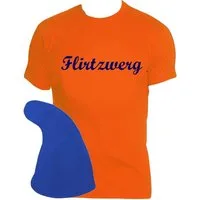 coole-fun-t-shirts Kostüm FLIRTZWERG Zwergen Kostüm Flirt Zwerg Karneval Fasching