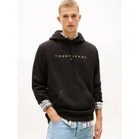 Tommy Jeans Hoodie TJM REGULAR LINEAR LOGO HOODIE EXT mit Logo-Stickerei