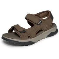 Skechers WAGNER - AVALON Trekkingsandale Sommerschuh, Outdoorsandale, Klettschuh mit Memory Foam