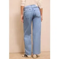 STREET ONE STUDIO Loose-fit-Jeans mit Wide Legs