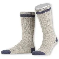 Lusana Trachtensocken Trachtensocken - L5698T - dunkelgrau, jeans