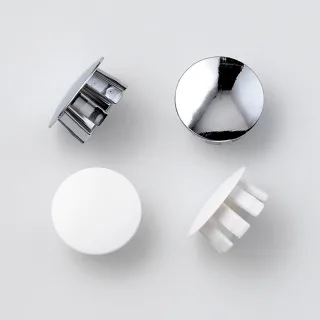LAUFEN Set Abdeckkappen zu Befestigung WB9 in weiss und verchromt H8928150000001