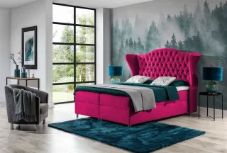 Boxspringbett Schlafzimmerbett DAMLA 140x200cm in div. Farbvarianten