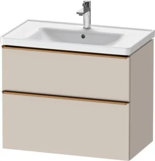 Duravit D-Neo Waschtischunterbau wandhängend Taupe Matt 784x452x625 mm - DE4355004910000 DE4355004910000
