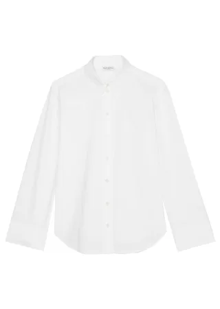 Marc OPolo Casual - Casual Fit Bluse weiß - Gr. - 38