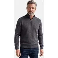 Redmond Strickpullover Basic (1-tlg) Troyer - Baumwolle - Atmungsaktiv
