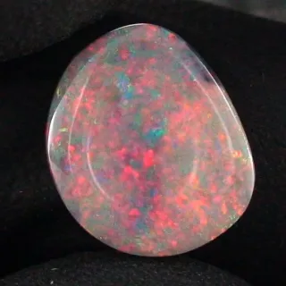 2,37 ct Semi Black Opal Lightning Ridge Australien Opalstein Edelstein
