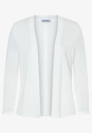 MORE & MORE - Jerseyjacke weiß - Gr. - 38