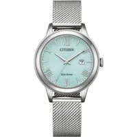 Citizen Solaruhr EW2621-75M, Armbanduhr, Damenuhr, Edelstahlarmband, analog, Datum, Eco-Drive